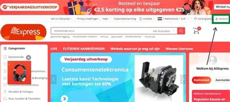 aliexpress nederland inloggen